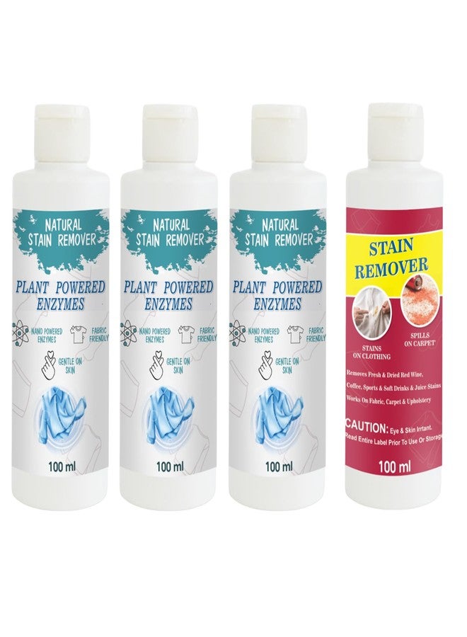 مجموعة مزيل البقع من توفوس (عبوة من 3 قطع) ومزيل البقع الحمراء | محلول تنظيف متعدد الأسطح للملابس والأقمشة والمفروشات (100 غرام لكل عبوة) - Image 1